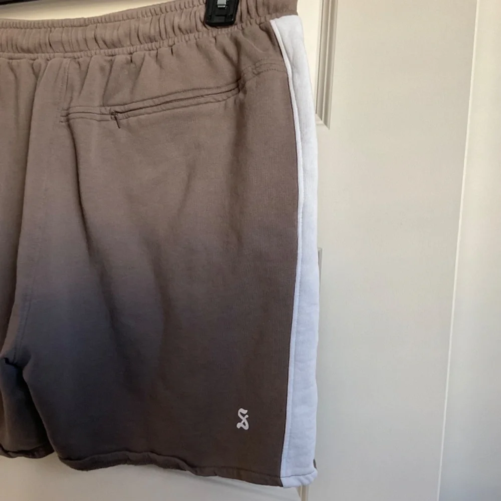 Saint Morta Men’s Cotton Sweatshorts - Brown/White - Size 3X - Picture 5 of 9